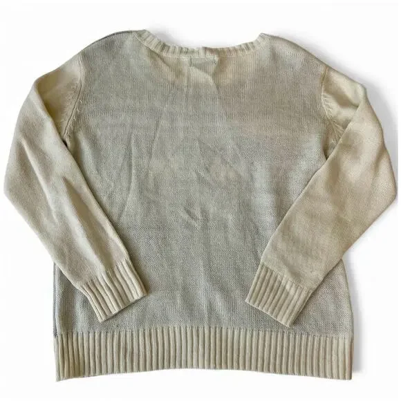 Women's Anthropologie POL Holiday/Christmas Reindeer Sweater Size Small - Picture 2 of 7